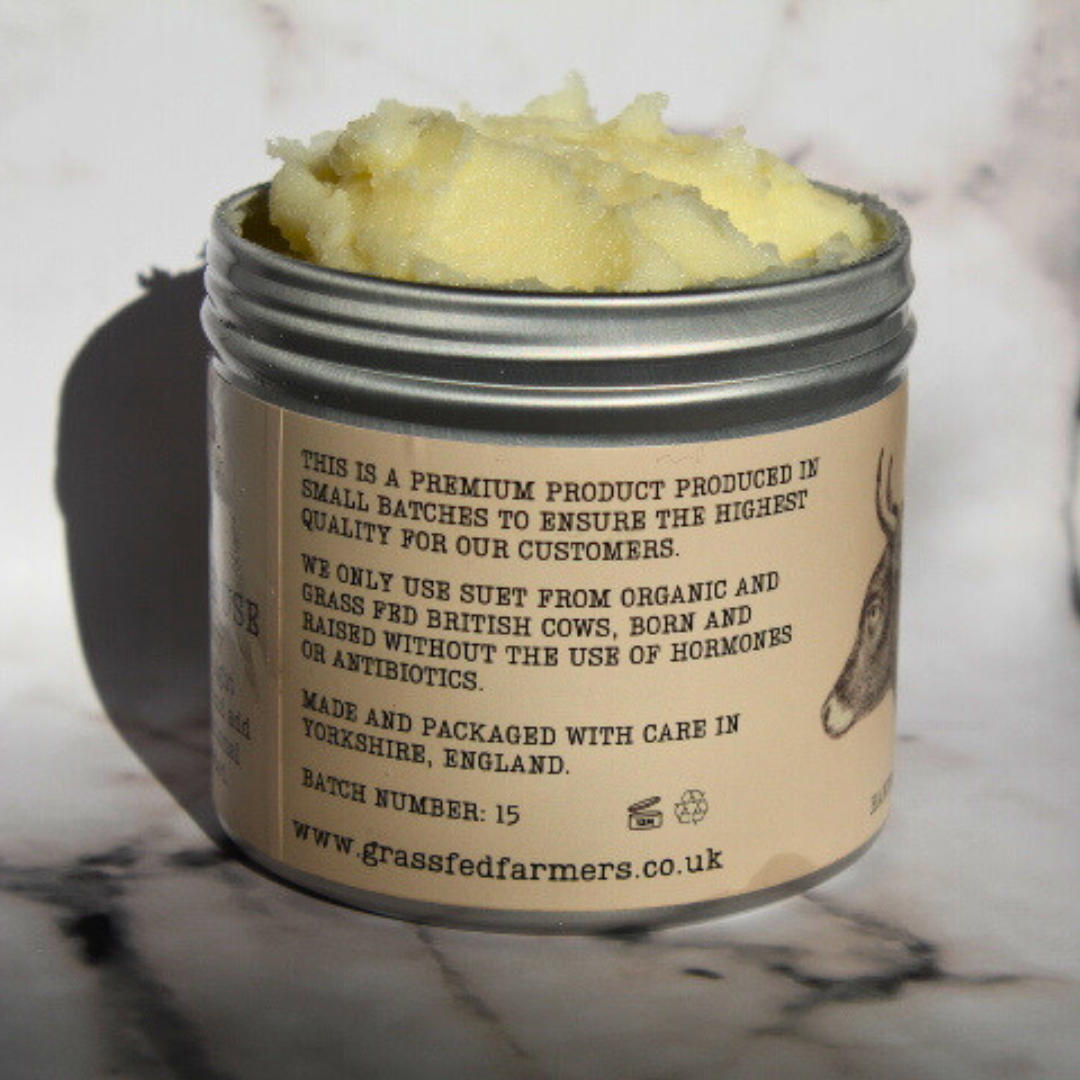 Grass Fed Tallow Balm - Whipped | Pure & Unscented | 300ml