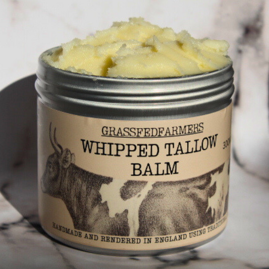 Grass Fed Tallow Balm - Whipped | Pure & Unscented | 300ml